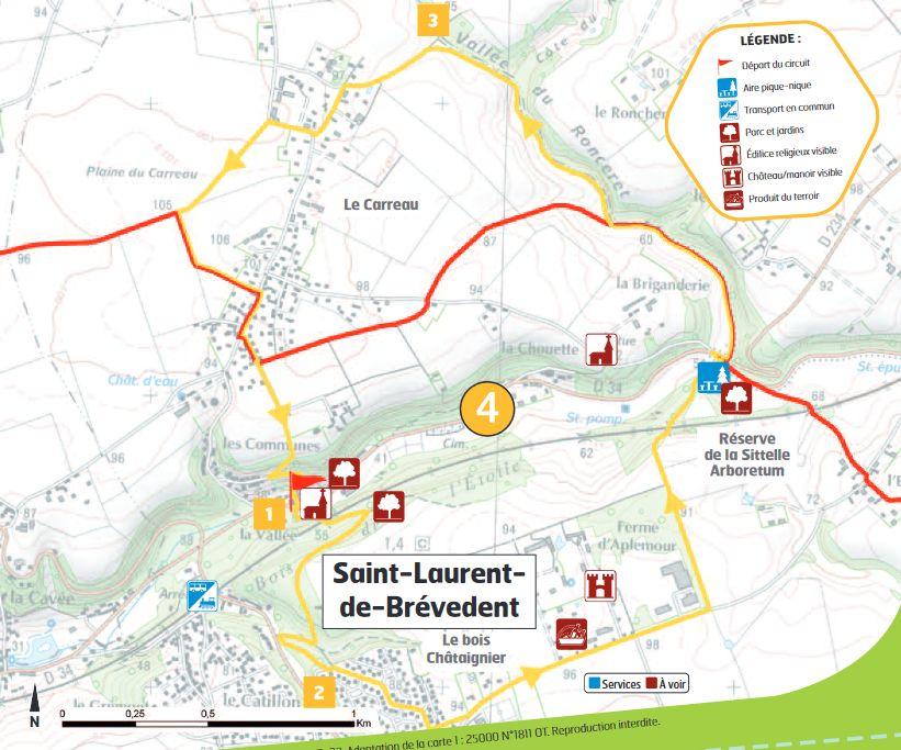 Plan randonnée circuit 4